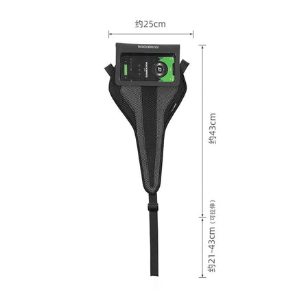 Rockbros D61 Sweat Shield - Black and Gray