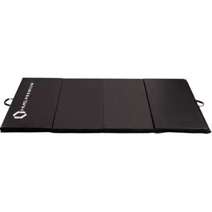Juodas sulankstomas gimnastikos čiužinys 2400x1200x50mm HMS MGS01