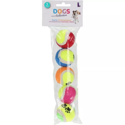 TENNIS BALL FOR DOGS 5 PCS