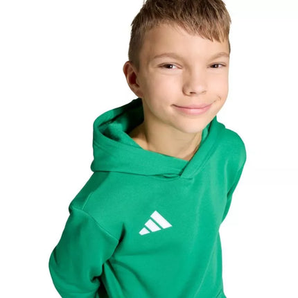 Adidas Entrada 26 Hoody green JZ6563 kids' sweatshirt