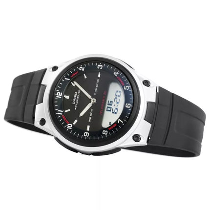 Vyriškas laikrodis CASIO DUAL AW-80-1AVDF + DĖŽUTĖ