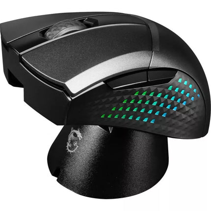 MSI CLUTCH GM51 LENGVA BELAIDĖ Žaidimų pelė Dešinė Rankai RF Belaidis + „Bluetooth“ + USB Type-C Optinė 26000 DPI