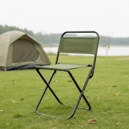 FOLDING CAMPING CHAIR 35X28X58CM GREEN ENERO CAMP