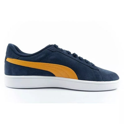 Vyriški sportbačiai Puma Smash 3.0, odiniai, klasikiniai, madingi, tamsiai mėlyni Puma