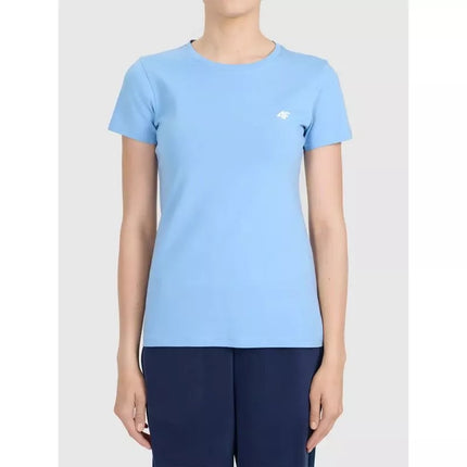 Slim T-shirt from the 4F basic women's collection 4FWMM00TTSHF3306-32S