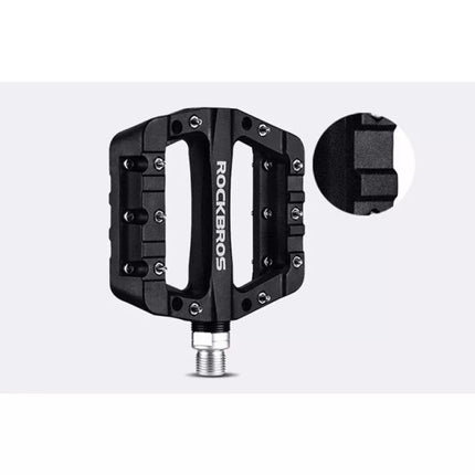 Rockbros 2017-12CBK Nylon Bicycle Pedal Set - Black