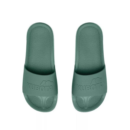 Kubota paprastos baseino šlepetės žalios K25SS-101-001-18-1