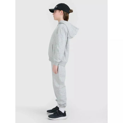 Girls' sweatshirt with a hood, 4F 4FJWMM00TSWSF1861-25M