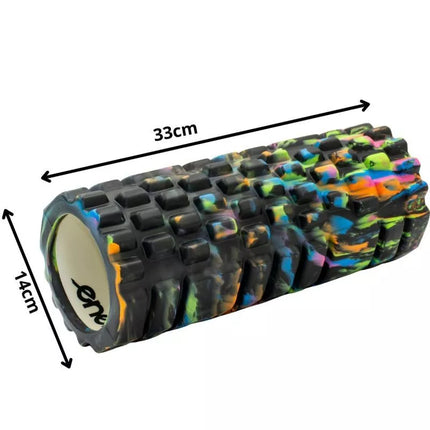 CAMOUFLAGE EXERCISE ROLLER 14x33CM ENERO FIT