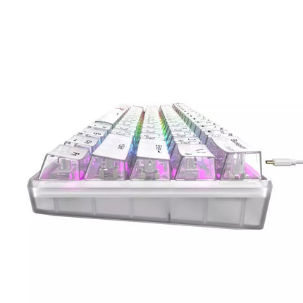 Havit KB903L žaidimų klaviatūra (Skaidri balta)