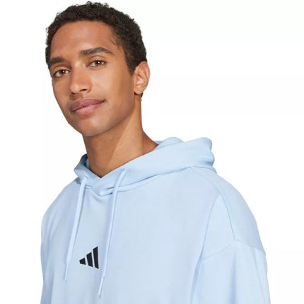 Vyriškas adidas Essentials Feelcozy Hoodis, šviesiai mėlynas IN6064