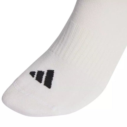 Adidas 3-Stripes Cushioned Sportswear Crew 3 pair socks white and black JZ0532