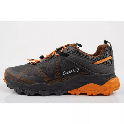 Flyrock Vibram Vyriški patvarūs pilkai oranžiniai trekingo sportiniai batai