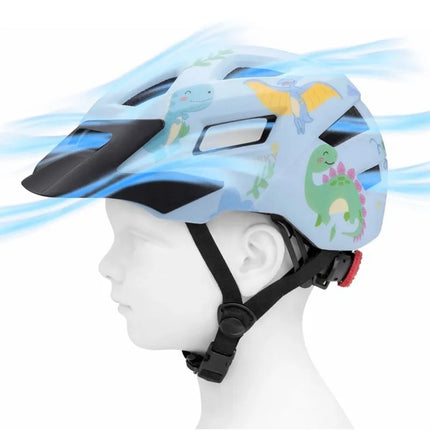 Wozinsky Children's MTB Bike Helmet with Detachable Visor XS - Light Blue