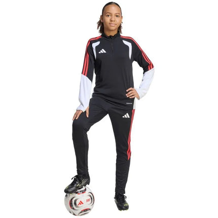 adidas Tiro 26 Competition Training Top Kids Sweatshirt Black, White, and Red KC3783