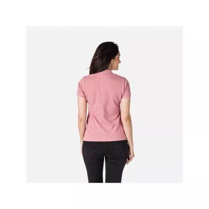 ROSSIGNOL W Logo Polo Shirt Pink