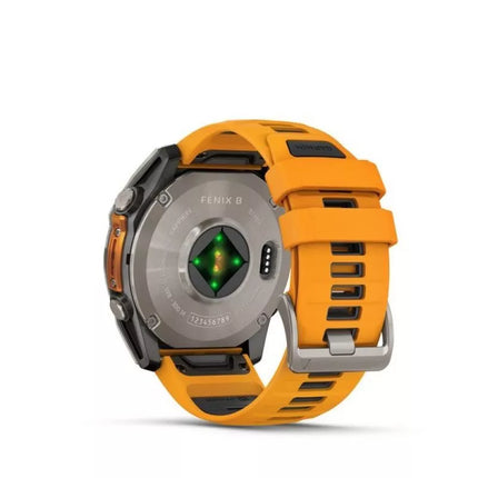 Garmin Fenix 8 AMOLED Safyro Titano Spark Orange Laikrodis