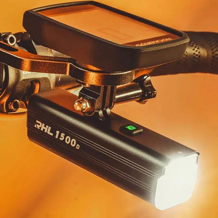 Rockbros RHL1500 Front Bike Light 5000mAh 1500lm IPX6 - Black