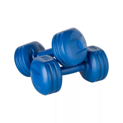 Bituminous dumbbell set 20kg (2x1kg + 2x2kg + 2x3kg + 2x4kg), REBEL ACTIVE