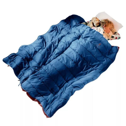 Deuter Starlight SQ Vaikon miegmaišis (130-170 cm) - Naktinė mėlyna/Raudonmedžio