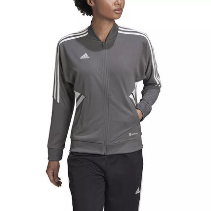 adidas Condivo 22 treniruočių striukė su užtrauktuku per visą ilgį W HD2280 sportinis megztinis