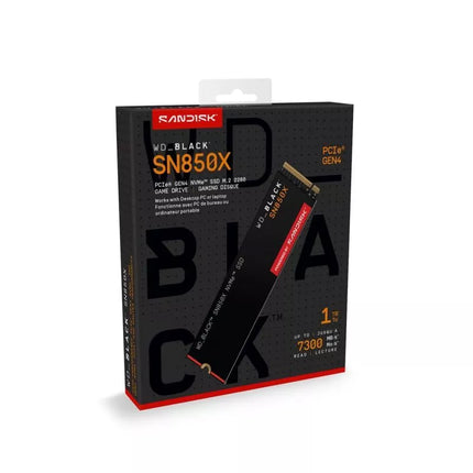 WD Black SN850X WDS100T2X0E SSD (1 TB; M.2; PCIe NVMe 4.0 x4)