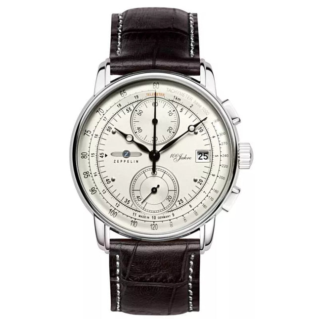 Vyriškas laikrodis ZEPPELIN 100 Yahre Chronograph 8670-1 + DĖŽUTĖ