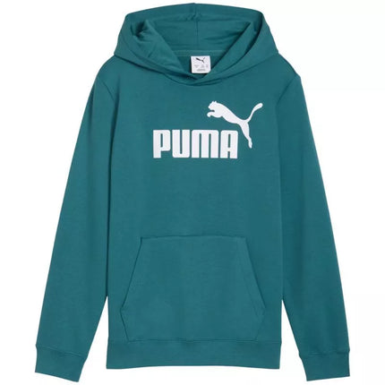 Puma ESS No. 1 Logo Hoodie vaikiškas žalias 684909 41
