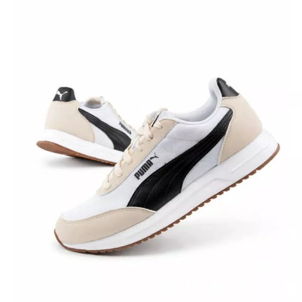 Puma vyriški sportiniai kedai R78 Lightwind patogūs, madingi, smėlio ir baltos spalvos