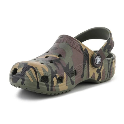 CROCS CLASSIC CAMOUFLAGE CLOG K ARMY GREEN/MULTI 211879-3TC