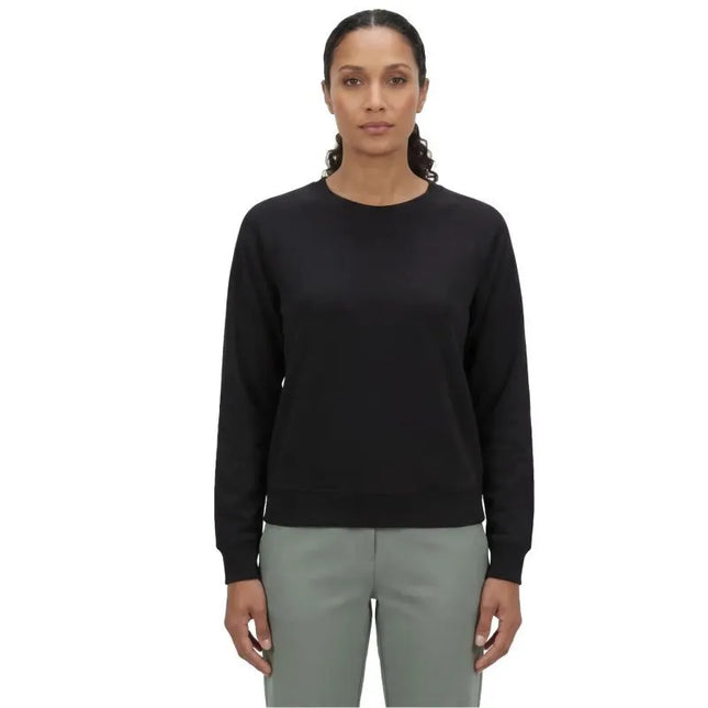 „Skechers“ „Skechluxe Elevate“ džemperis su apvalia iškirpte LT152-BLK, juodas, L dydis