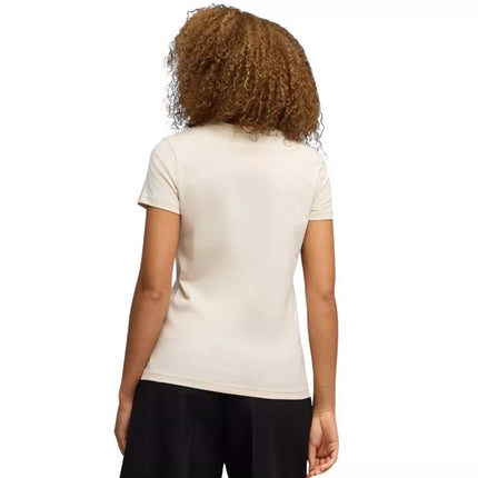Puma ESS Script Tee moteriški marškinėliai smėlio 691760 87