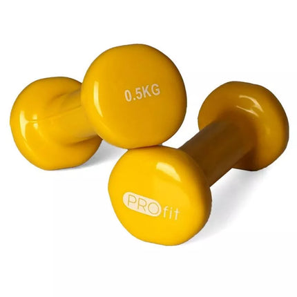 PROfit vinyl dumbbell 0.5kg DK 4102
