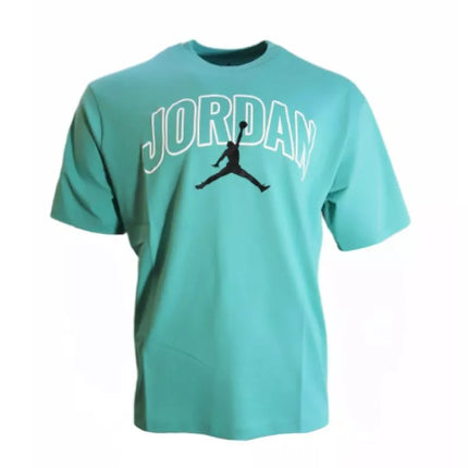 Men's Air Jordan Brooklyn Arch Logo T-shirt Washed Teal - IB7347-392
