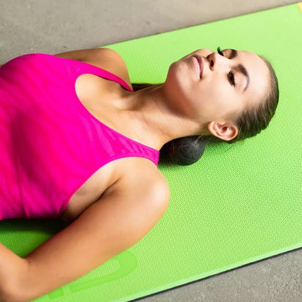 Dvigubas masažo kamuoliukas / Duo kamuoliukas HMS BLM02 8*16CM