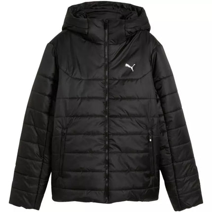 Puma ESS moteriška dygsniuota striukė su gobtuvu, juoda 685231 01