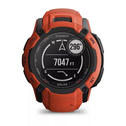 Garmin Instinct 2X SOLAR Sportinis Laikrodis Raudonas