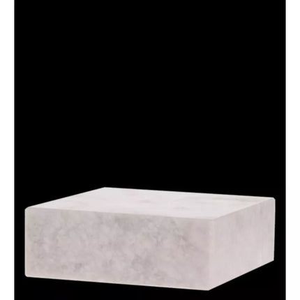 WHITE FIGURINE PEDESTAL