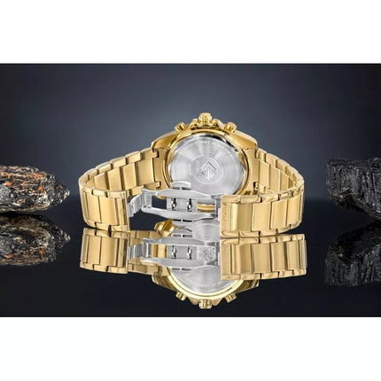 Men's Watch Giewont Chronograph Sapphire Gold Blue GW3970-B6