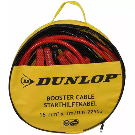 3 metrų gnybtų kabelių rinkinys 16mm² DUNLOP
