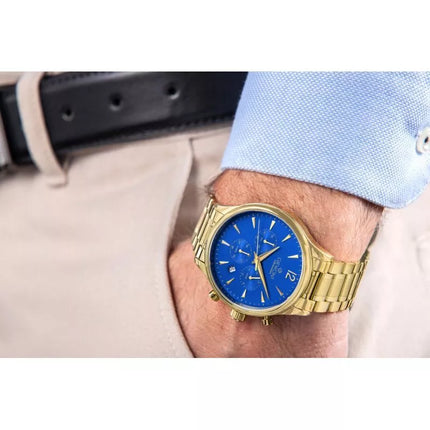 Men's Watch Giewont Chronograph Sapphire Gold Blue GW6310-B5