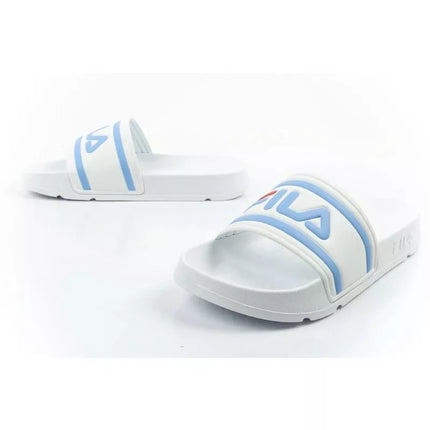 Fila women's sports flip-flops Morro comfortable white slippers for the pool