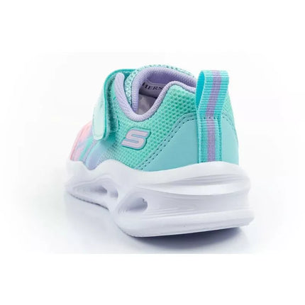 Skechers Color Breeze LED Children's Sports Shoes for Girls Turquoise