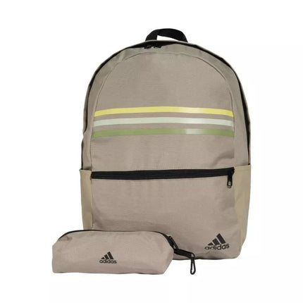adidas Classic Horizontal 3-S Backpack Beige IZ1896