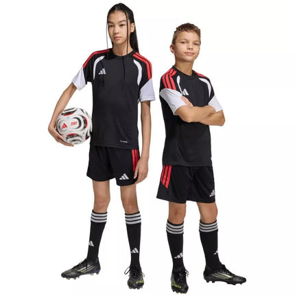 adidas Tiro 26 League kids' shorts black and red KA8814