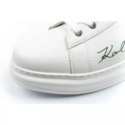 Karl Lagerfeld men's shoes sneakers Kapri natural leather white