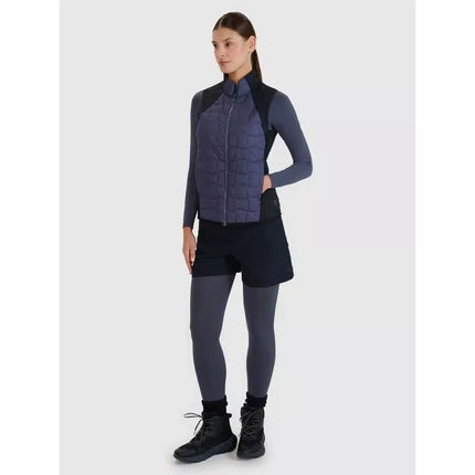 Women's trekking vest with Primaloft filling Black 4F 4FWSS25TVJAF180-22S