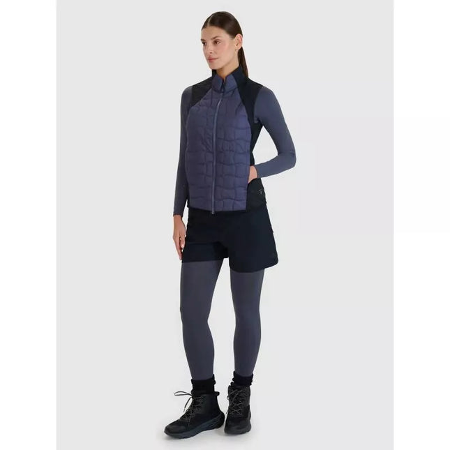 Women's trekking vest with Primaloft filling Black 4F 4FWSS25TVJAF180-22S