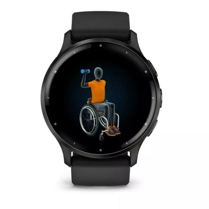 Garmin Venu 3 45 mm juodas laikrodis