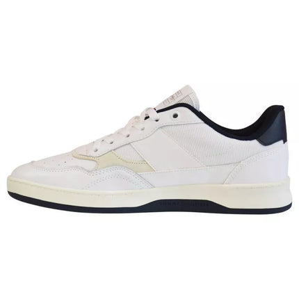 Tommy Hilfiger Retro Court Mix Cupsole Vyriški batai Balti - FM0FM04006 YBR